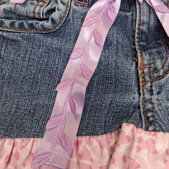 Arizona Jeans Multi-patterned Embroidered Beaded Girl's Skirt Size 6 - Picture 4 of 12